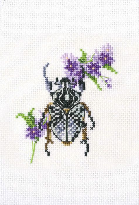 Набор для вышивания крестом РТО "Жук на медунице" ЕН367