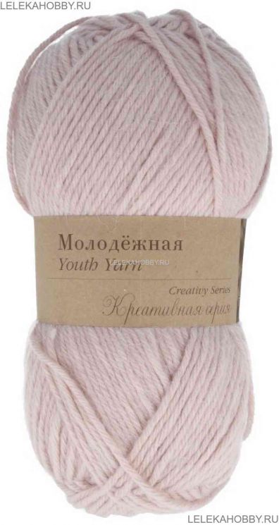 Пряжа ПЕХОРКА Молодёжная // 092 // 868 // Пудра