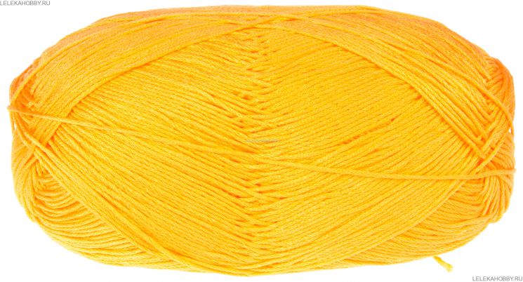 Пряжа ПЕХОРКА Детский хлопок // 014 // 485 // Жёлто-оранжевый