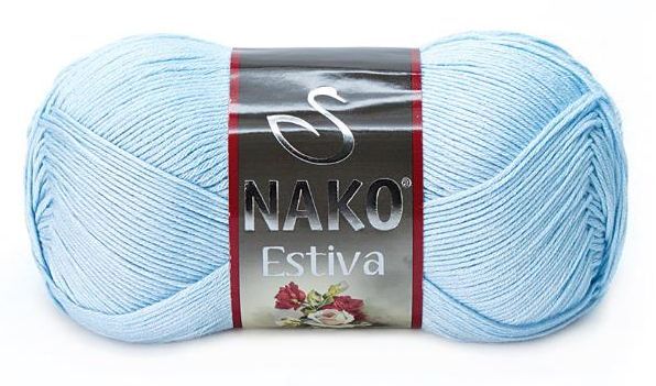 Пряжа Estiva 6952 Голубой