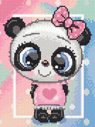 БСА4-096 Алмазная вышивка ТМ Наследие "Панда 1"