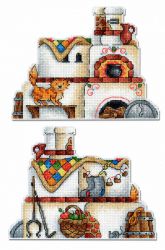 Р-404 набор для вышивания МП-Студия "Жар-птица" Русская печь