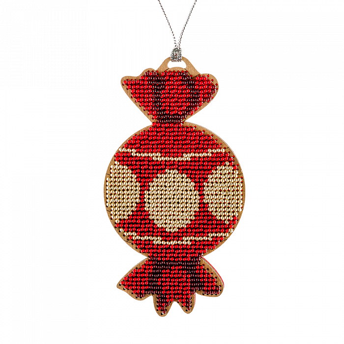 Набор для вышивания бисером по дереву Волшебная страна FLK-064, 6.5*12.5см